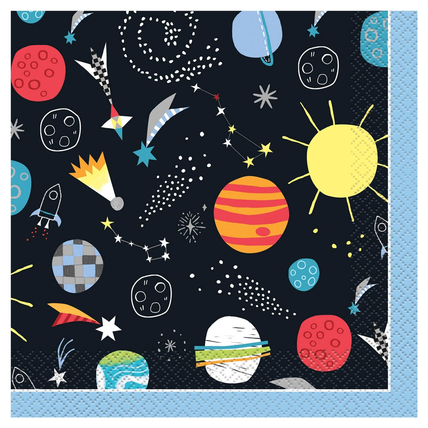 Haza Witbaard Napkins Space Travel, 16e.