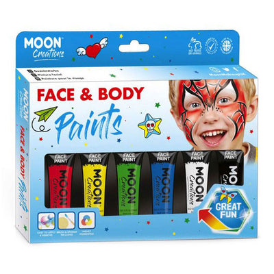 Haza Witbaard Set de peinture pour le visage et le corps Couleurs primaires