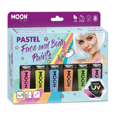 Haza Witbaard Face Body Paint Schminkset pastel néon
