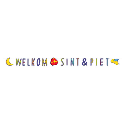 Haza Witbaard Letterlinger Welcome Sint Piet, 285 cm