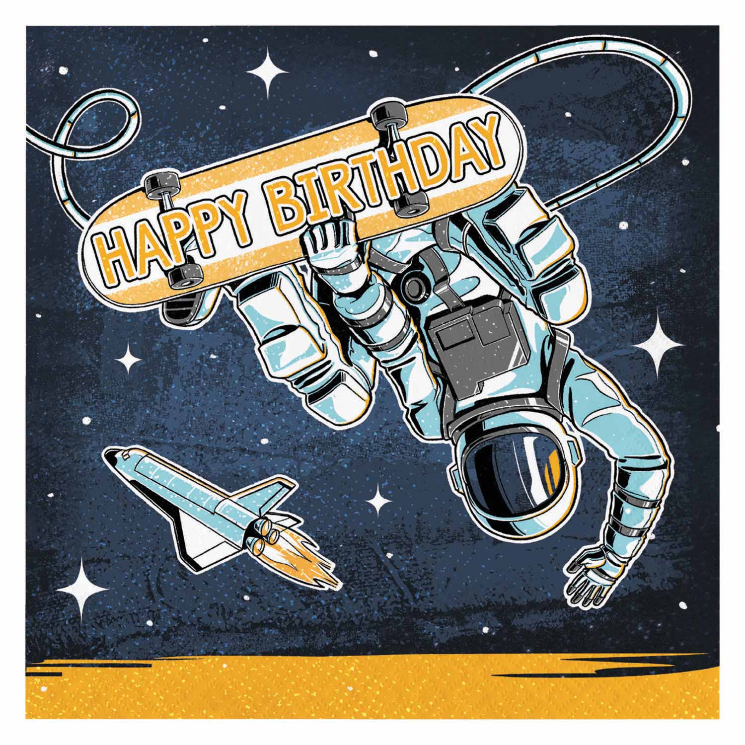 Napkins d'astronaute Haza Witbaard, 16e.