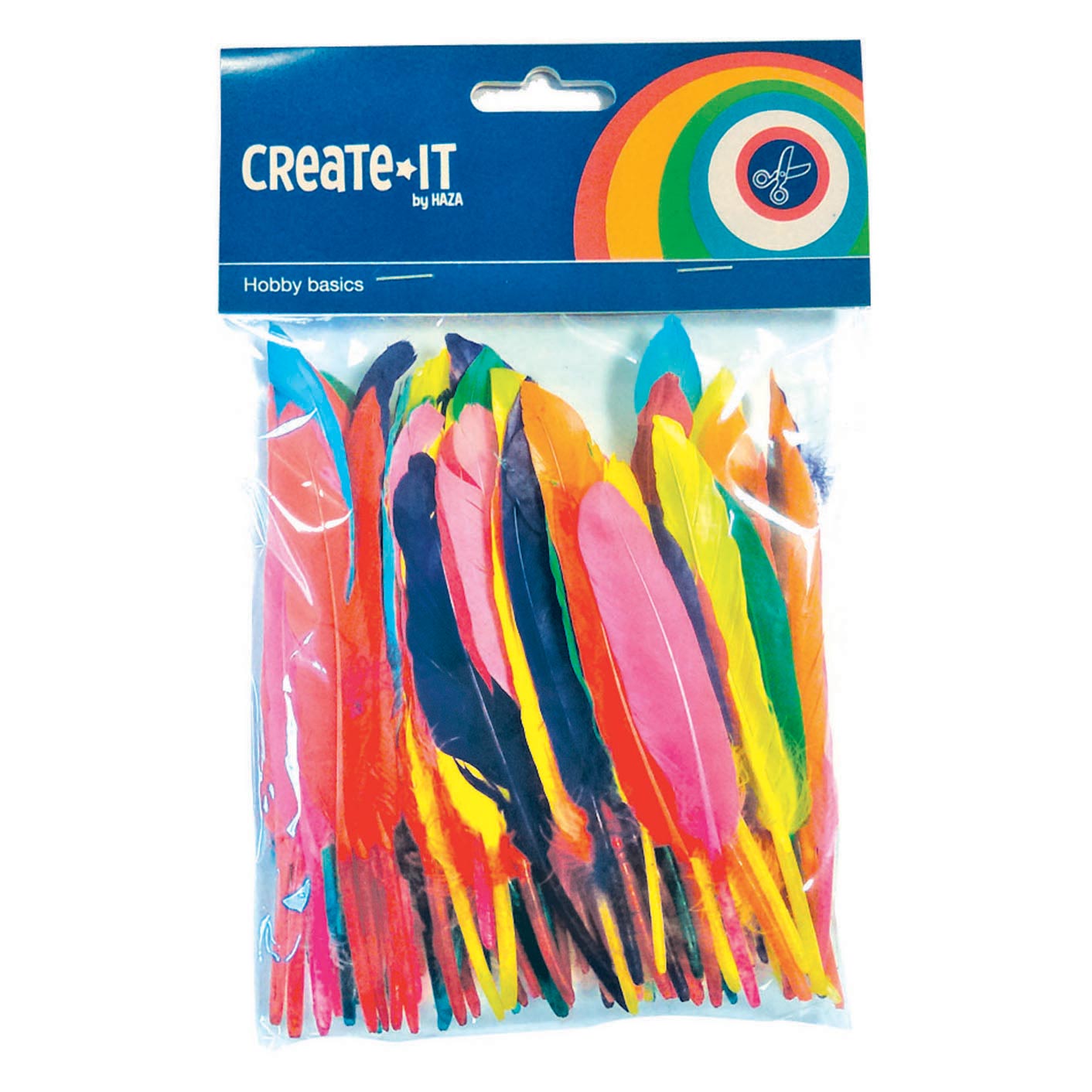 Plumes colorées, 100e.