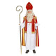 Haza barbe blanche Sinterklaas staff luxe - 190cm