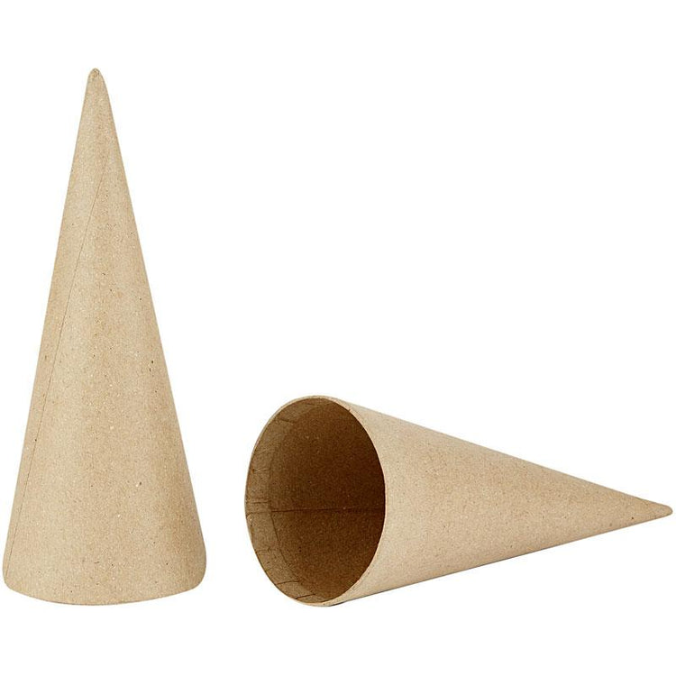 Cônes Creativ company, h: 20 cm, d 8 cm, 5 pièces 1 boîte