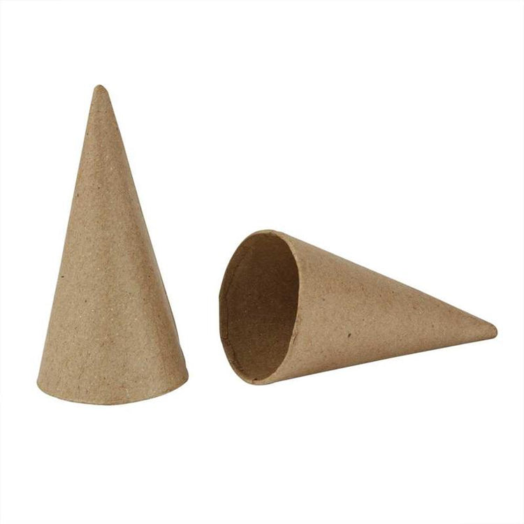 Cônes Creativ company, h: 10 cm, d 5 cm, 10 pièces, 1 boîte