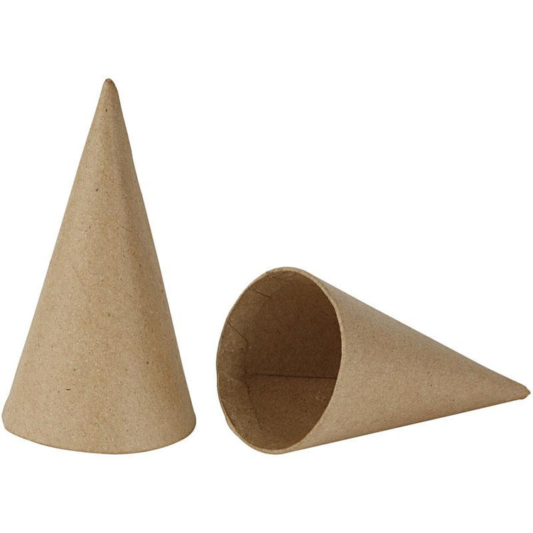 Cônes Creativ company, h: 14 cm, d 7 cm, 10 pièces, 1 boîte