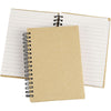 Creativ company carnet à spirales, a6, feuille 105x148 mm, 60 g, marron, 1 pièce