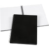 Carnet d'entreprise Creativ, format 23x30,5 cm, 120 g, noir, 1 pièce