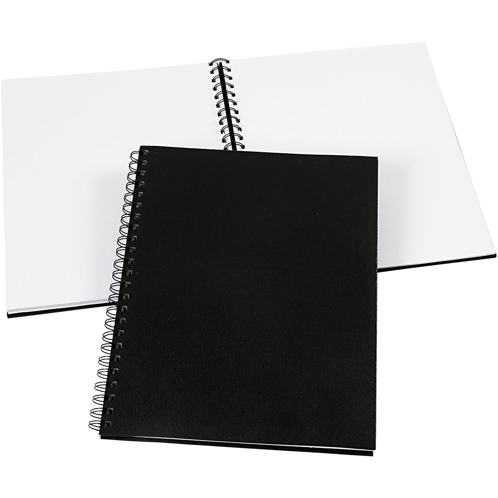 Carnet d'entreprise Creativ, format 23x30,5 cm, 120 g, noir, 1 pièce