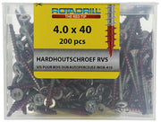 Vis à bois dur Rotadrill rotadrill acier inoxydable-410 pk autoperceuse torx tx20 ​​​​4.0x40 24 | 200 pièces - 471 140 040 - afbeelding 3