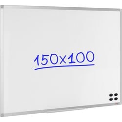 Tableau blanc magnétique vk 150x100cm, kit de montage