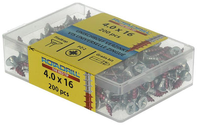 Rotadrill 1039970 - vis universelle vkpzd vz 4.0x16mm (200) | 4 pièces