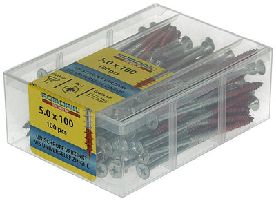 Rotadrill 1039985 - vis universelle vkpzd vz 5,0x100mm (100) | 4 pièces
