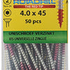 Rotadrill 1039938 - vis universelle vktx vz 4.0x45mm (50) | 6 pièces