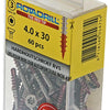 Rotadrill 1039898 - vis bois dur autotaraudeuse sppls.inox t20 4.0x30mm (60) | 6 pièces