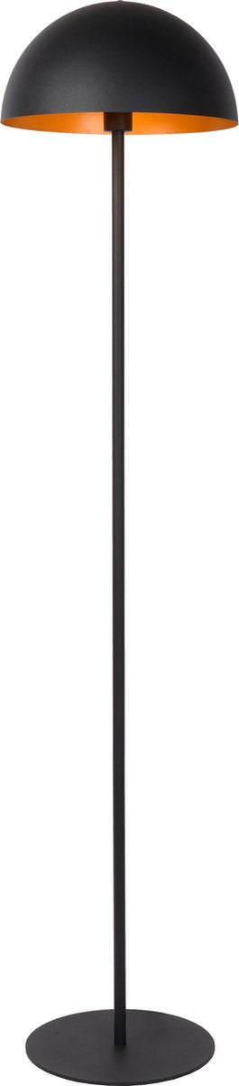Lucide siemon - lampadaire - ø 35 cm - 1xe27 - noir