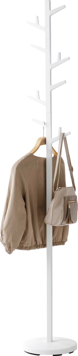Porte-manteau Yamazaki - branche - blanc