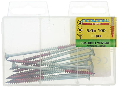 Rotadrill 1039954 - vis universelle vktx vz 5,0x100mm (11) | 6 pièces