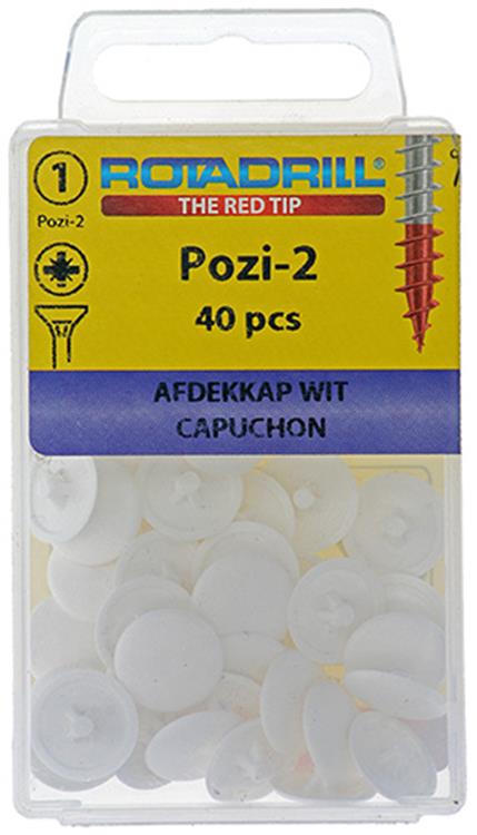 Rotadrill 1039836 - capuchon pzd 2 blanc40 | 6 pièces