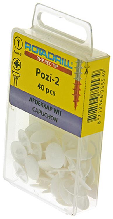 Rotadrill 1039836 - capuchon pzd 2 blanc40 | 6 pièces