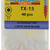 Rotadrill 1039839 - capuchon t15 blanc | 6 pièces