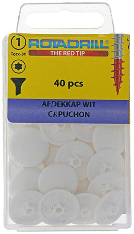 Rotadrill 1039842 - capuchon t30 blanc | 6 pièces