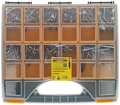 Rotadrill 1040043 - coffret d'assortiment 1 (10 pièces vk.vz.pz.) | 4 pièces