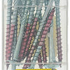 Rotadrill 1040017 - vis pour construction en bois tête bombée vz tx 8.0x140mm(15) | 4 pièces