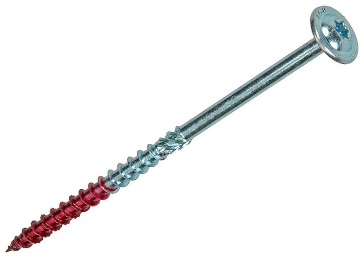 Rotadrill 1040018 - vis pour construction en bois tête bombée vz tx 8,0x160mm (15) | 4 pièces