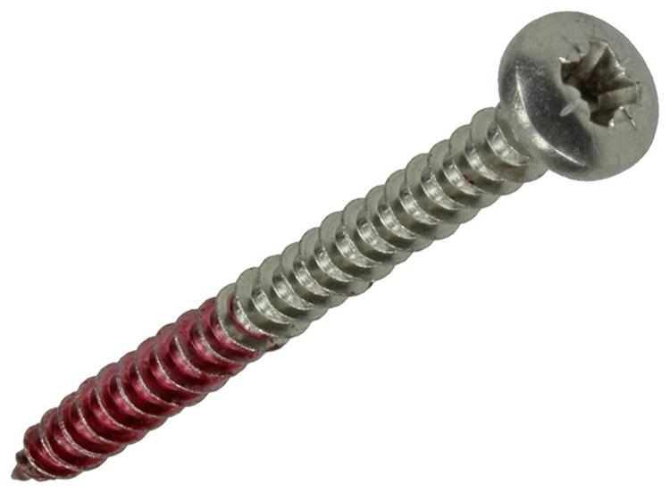 Rotadrill 1039895 - vis universelle ck pzd inox 4.0x50mm (6) | 6 pièces