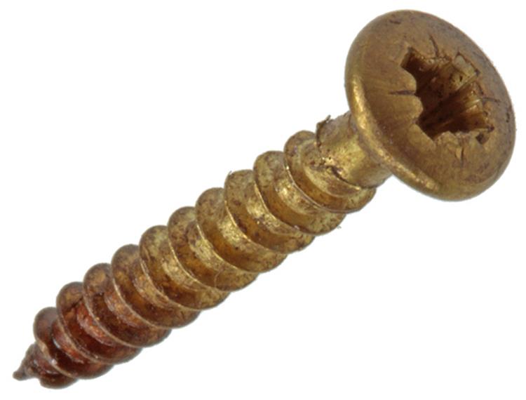 Rotadrill 1039879 - vis universelle laiton lk pzd 3.0x20mm (37) | 6 pièces