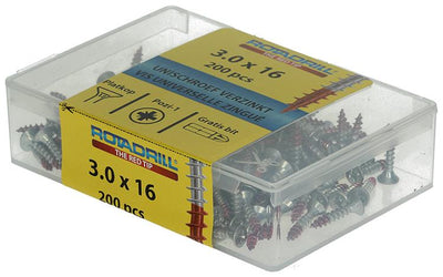 Rotadrill 1039960 - vis universelle vkpzd vz 3.0x16mm (200) | 4 pièces
