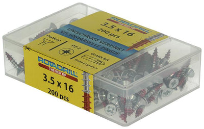 Rotadrill 1039964 - vis universelle vkpzd vz 3,5x16mm (200) | 4 pièces
