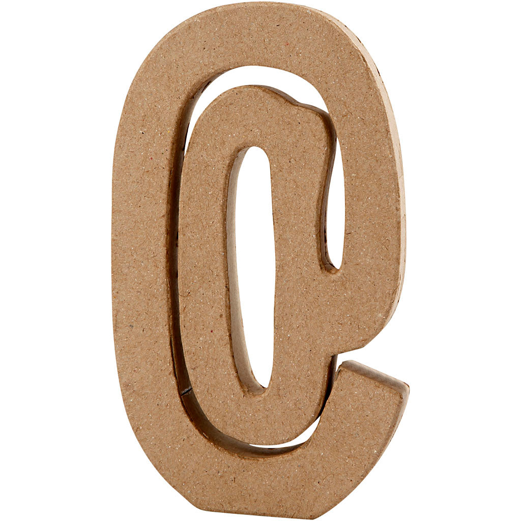 Enseigne de l'entreprise Creativ, @, h : 19,9 cm, l : 11,5 cm, épaisseur 2,6 cm, 1 pièce