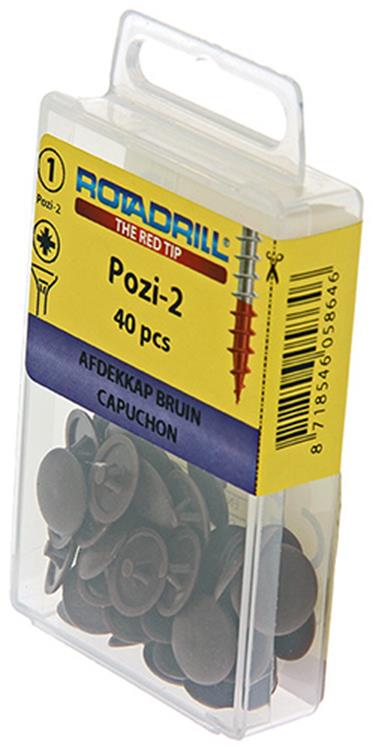 Rotadrill 1039838 - capuchon pzd 2 marron (40) | 6 pièces