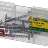 Rotadrill 1039918 - vis construction bois tête bombée vz tx 6.0x60mm (10) | 6 pièces