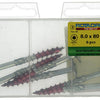 Rotadrill 1039920 - vis pour construction en bois tête bombée vz tx 8.0x80mm(6) | 6 pièces