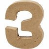 Numéro d'entreprise Creativ, 3, h : 10 cm, l : 8 cm, épaisseur 1,7 cm, 1 pièce