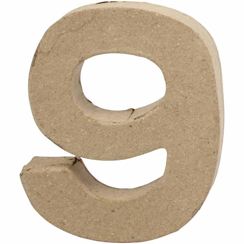 Numéro d'entreprise Creativ, 9, h : 10 cm, l : 8,5 cm, épaisseur 1,7 cm, 1 pièce