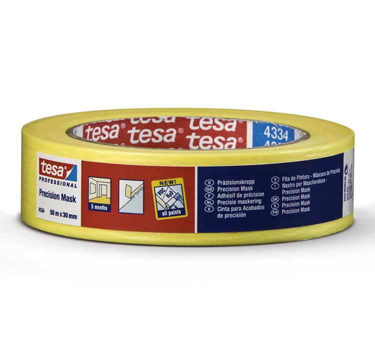 Tesa professional 1002652 - 4334 masque de précision 50 m x 30 mm | 5 pièces