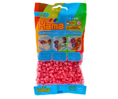 HAMA Iron Perles 1000 pièces roses