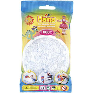 HAMA Iron Perles à repasser les perles 1000 pièces transparentes