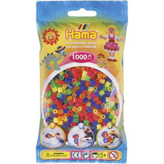 HAMA String Bead Mix 1 Neon (051), 1000st.