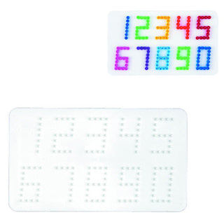 Numéros de signe de perles de fer HAMA
