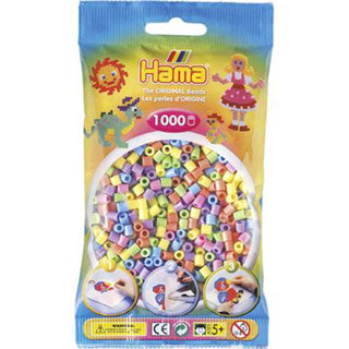 HAMA String Beads Pastelmix, (050) 1000st.