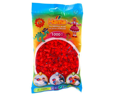 Hama Iron Beads Red 1000 pièces