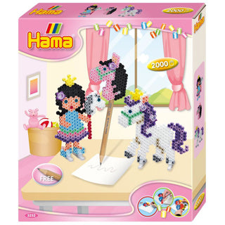 Hama Iron Beads Complete Set Pony Play 2000 pièces