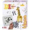 HAMA Iron Bead Set Gift Box 3D Safari