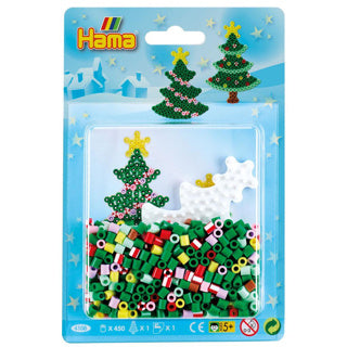 Hama perles thermocollantes blister sapin de Noël 450 pièces | 6 pièces