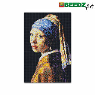 Ses Beedz Art - Vermeer, fille avec la perle